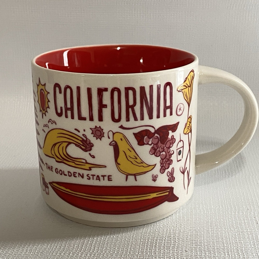 Starbucks California Ceramic Mug Been There Series 14 Oz New in Box Coffee
